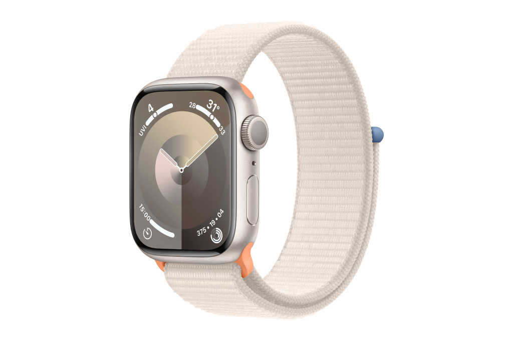 Đồng hồ thông minh Apple Watch Series 9 GPS 41mm viền nhôm dây vải