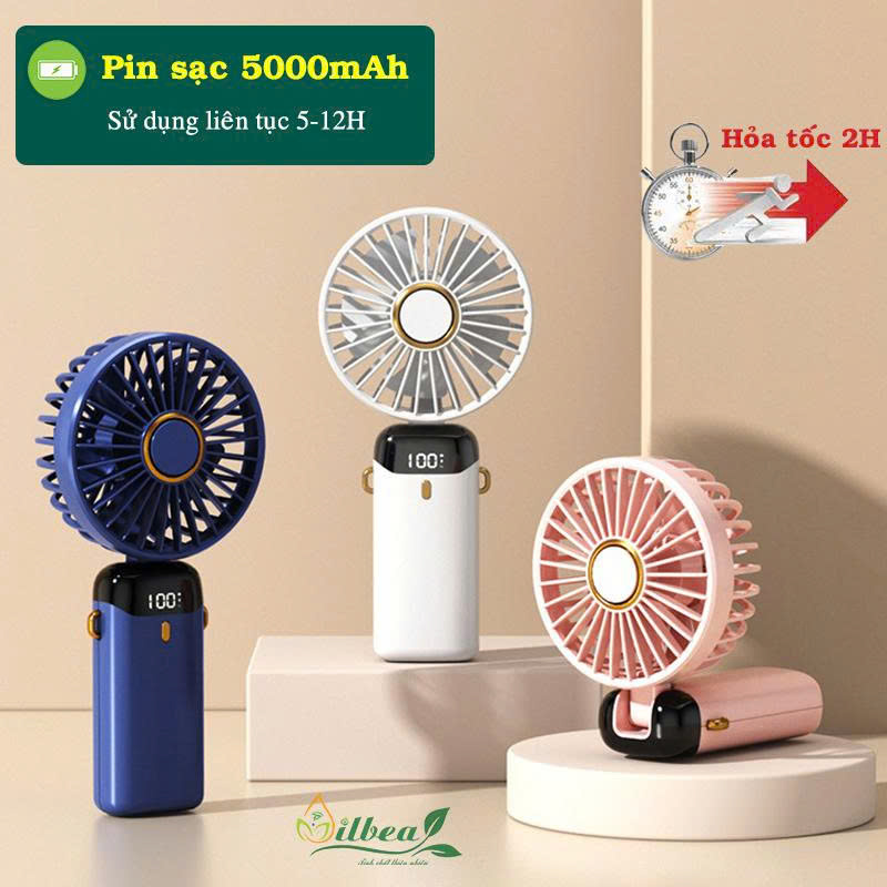 MyMy Technology manufactures rechargeable handheld fans in Vietnam.